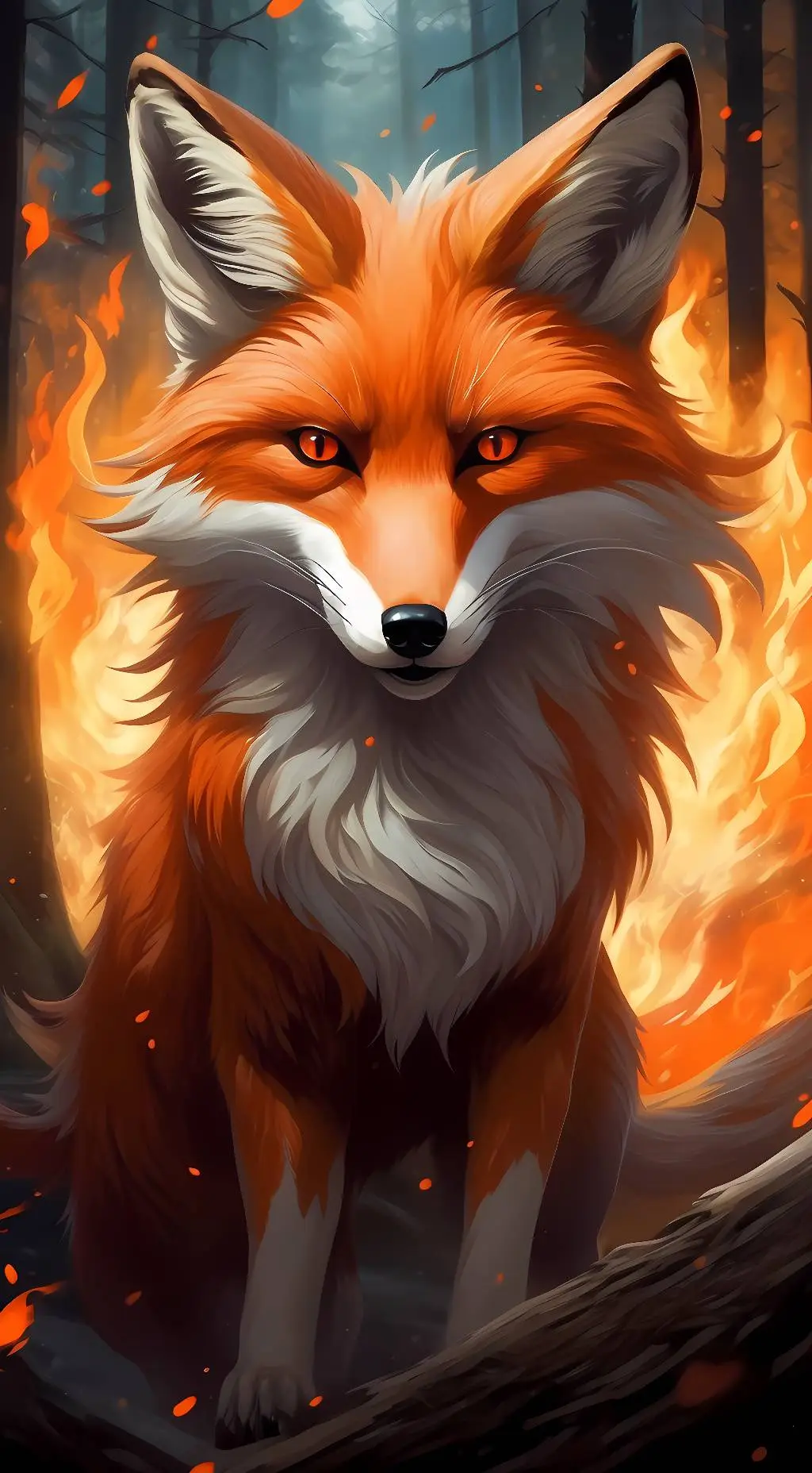 ai character: fenrer  background