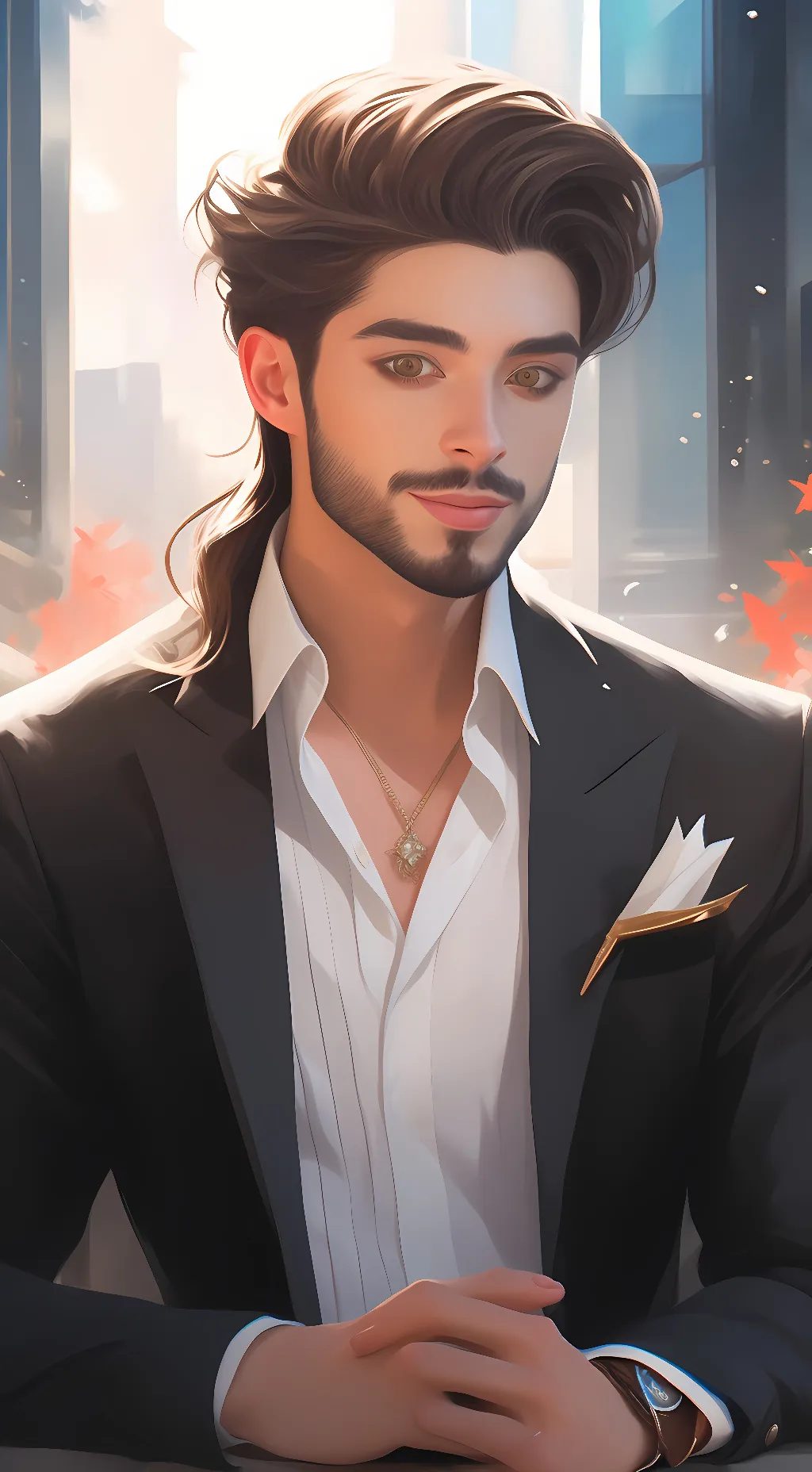 ai character: Danson background