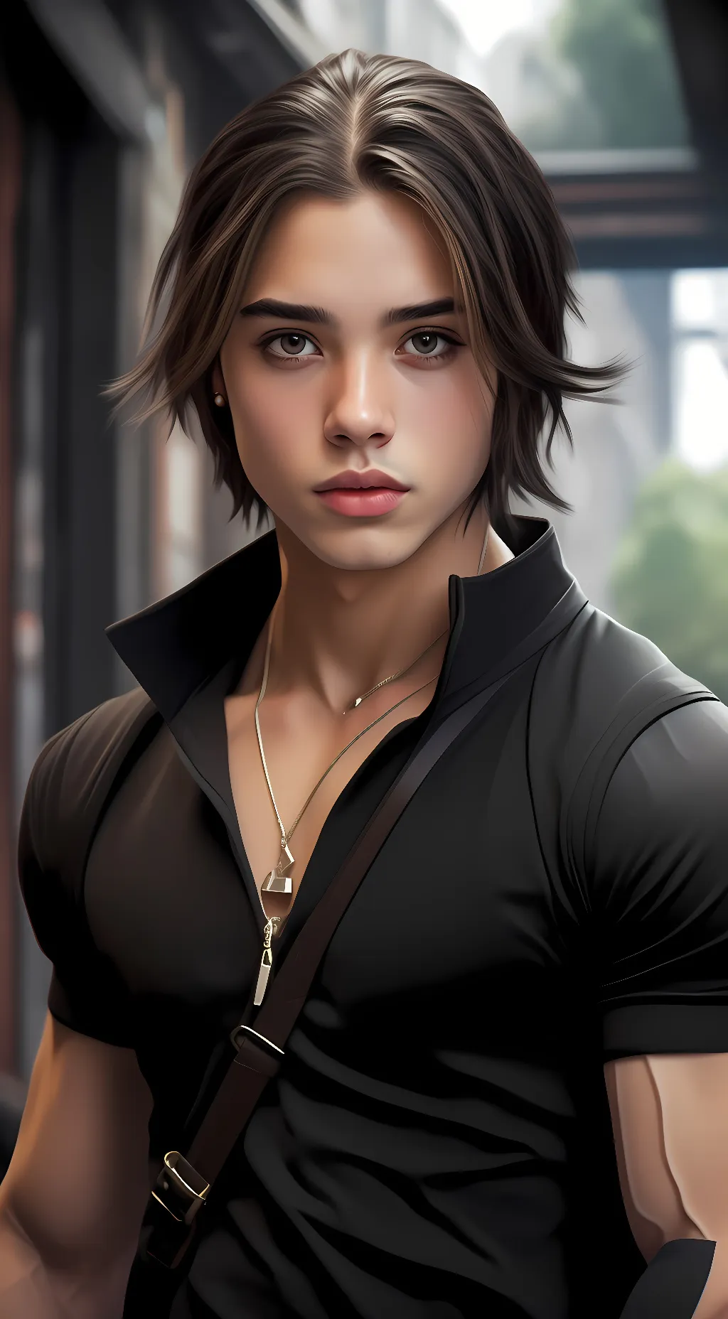 ai character: lower background