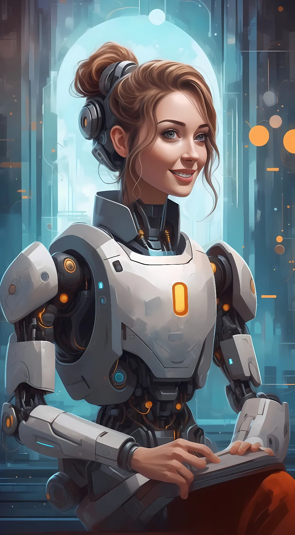 ai character: Simply an A.I. background