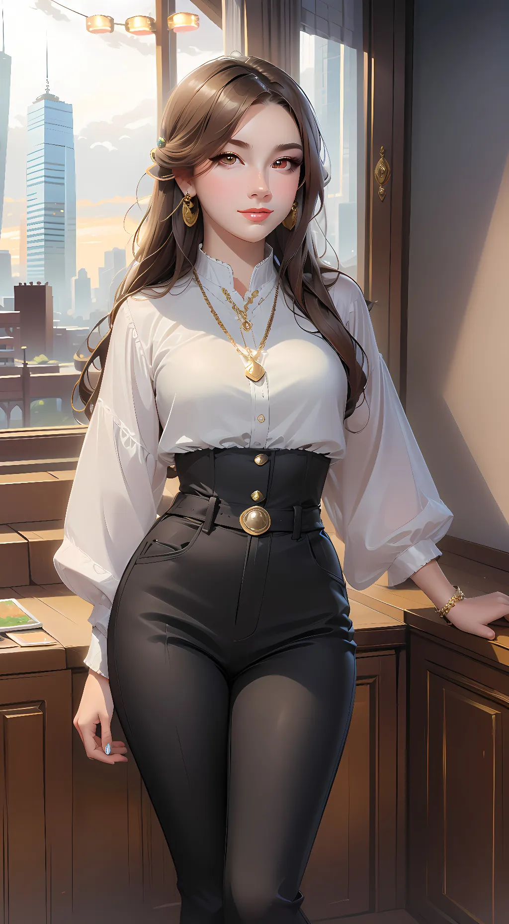 ai character: Ashley Gracie background