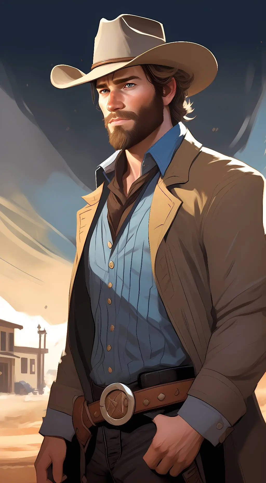 ai character: Arthur Morgan background
