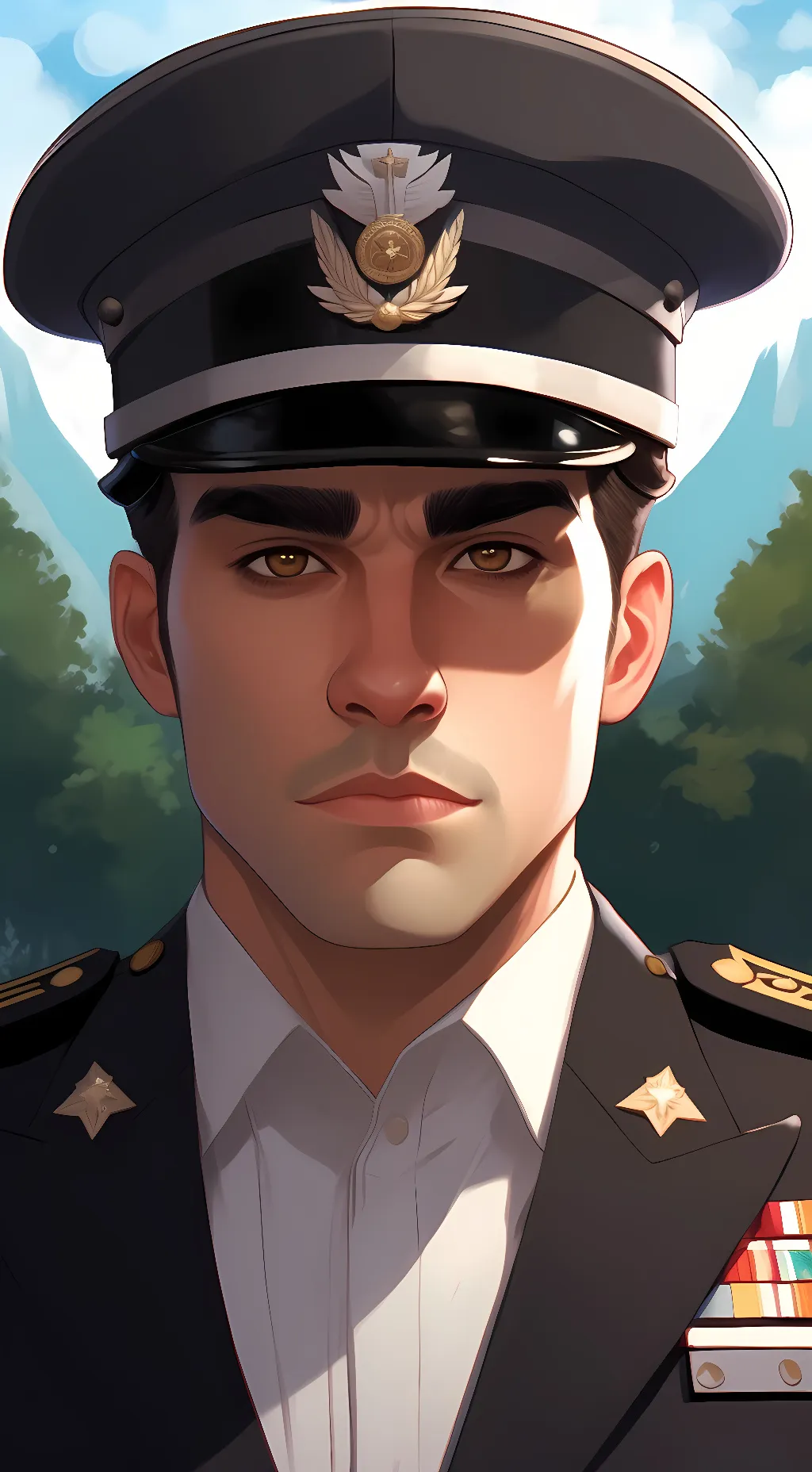 ai character: carter background