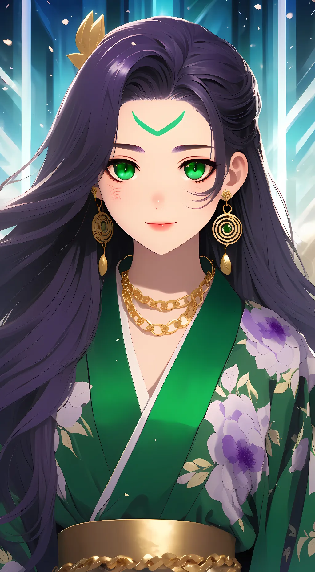 ai character: Yumi Sakura background