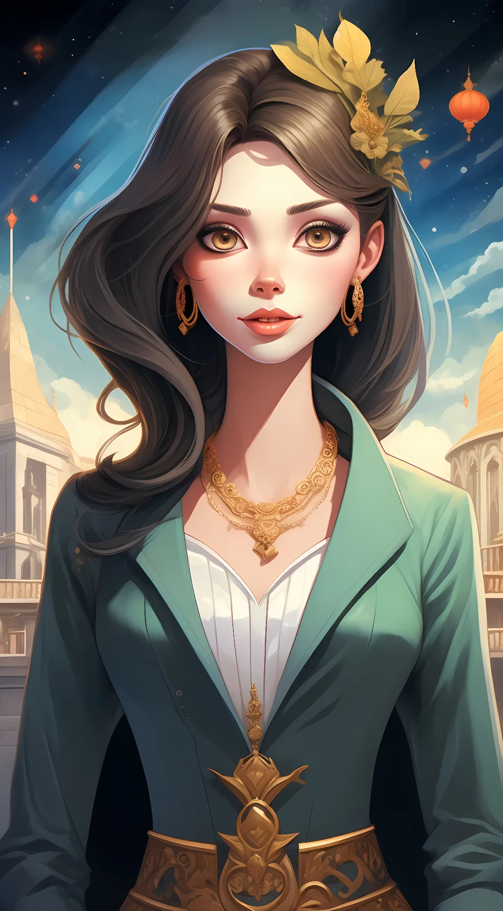 ai character: Ballora/clara background