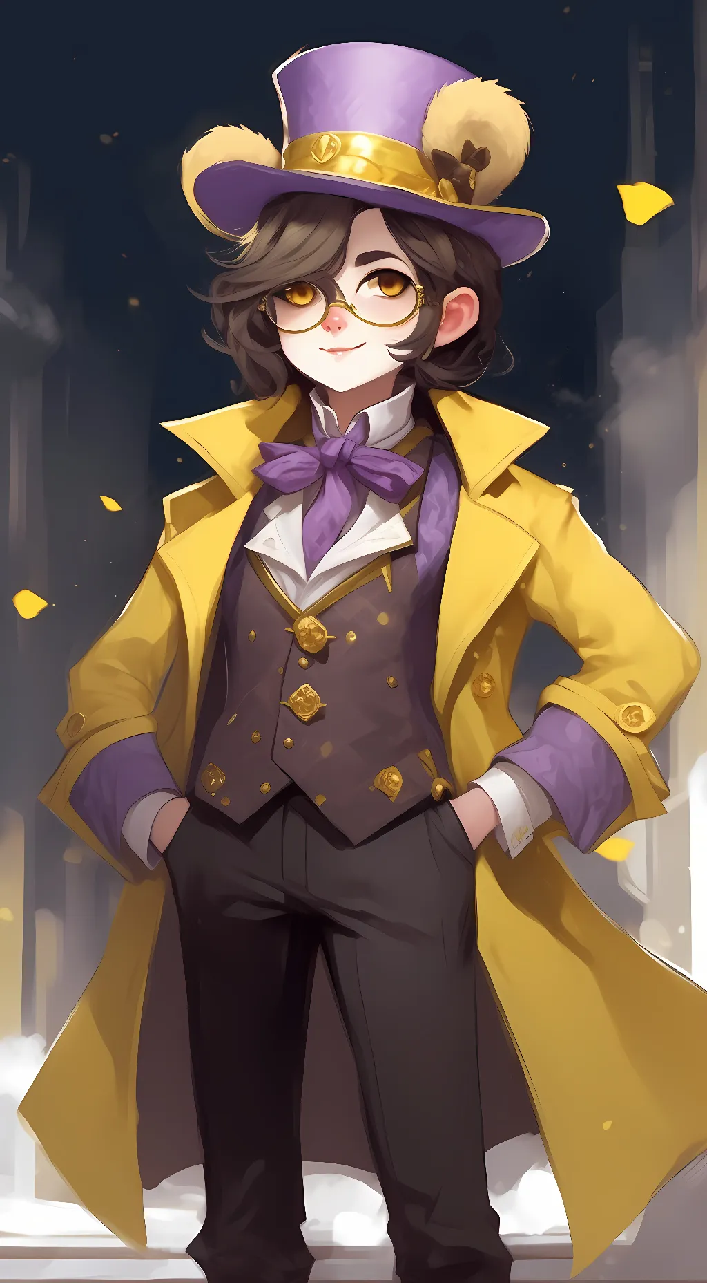 ai character: fredbear background