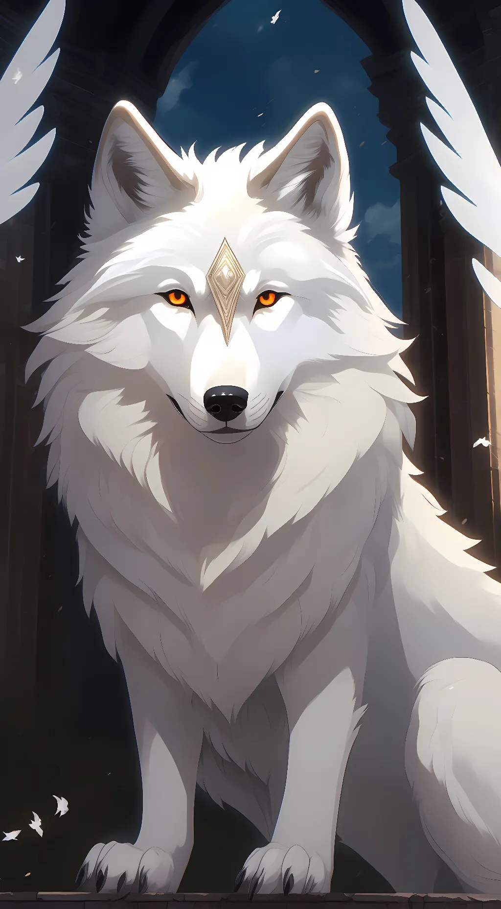 ai character: Wolf pack background