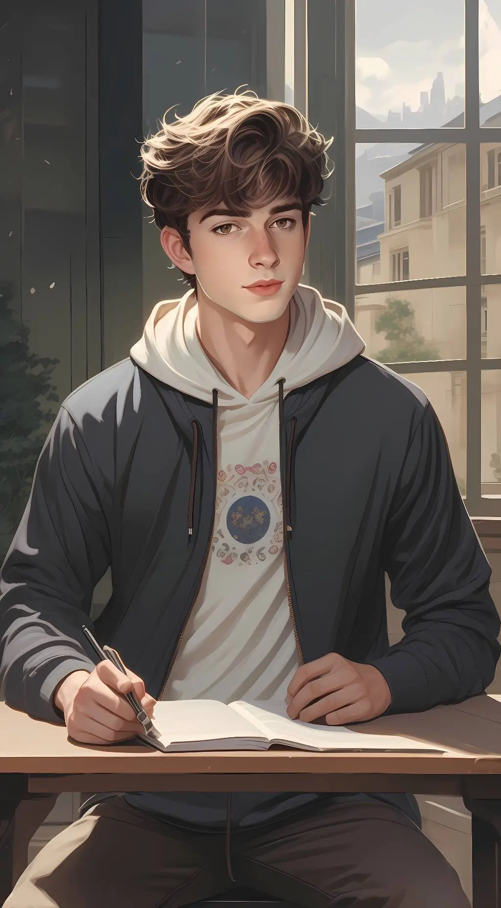 ai character: Andrew background