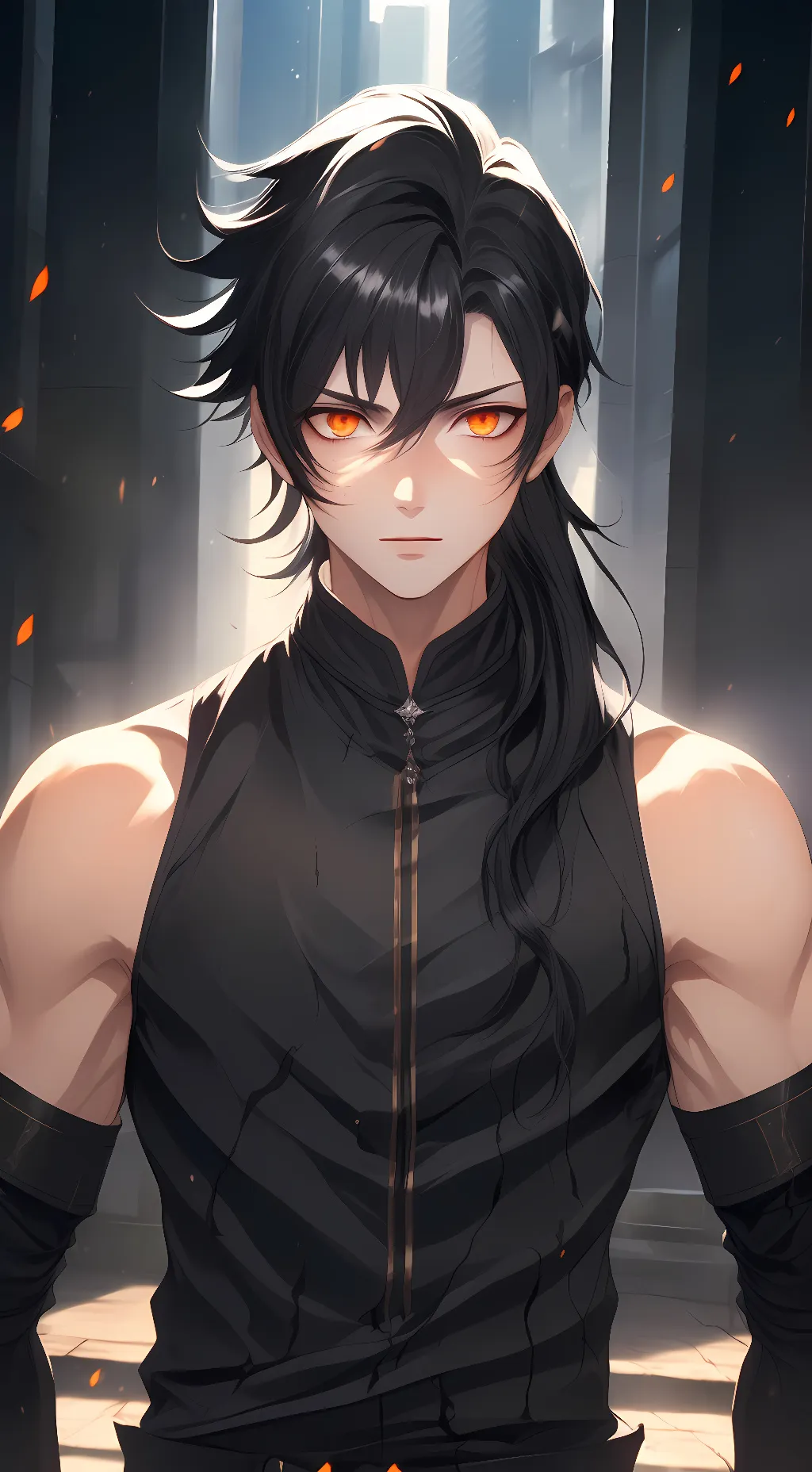 ai character: Pumpkin background