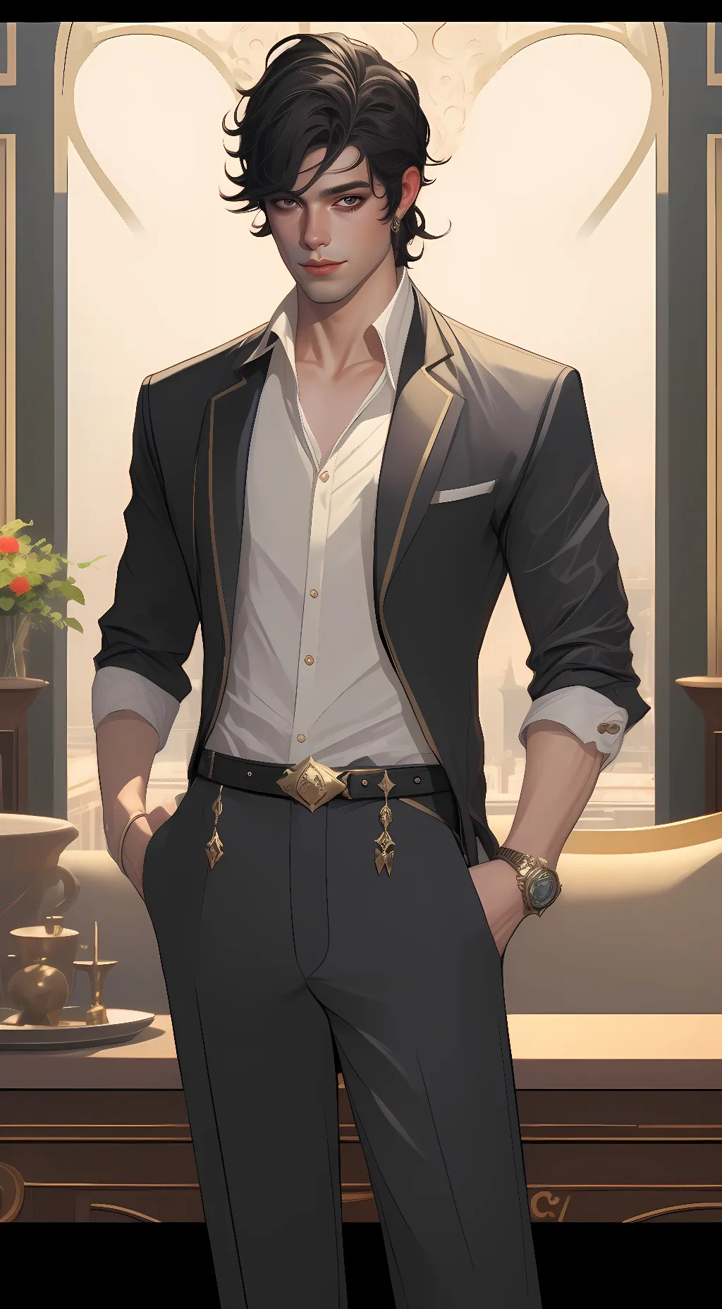 ai character: Theodore Nott background
