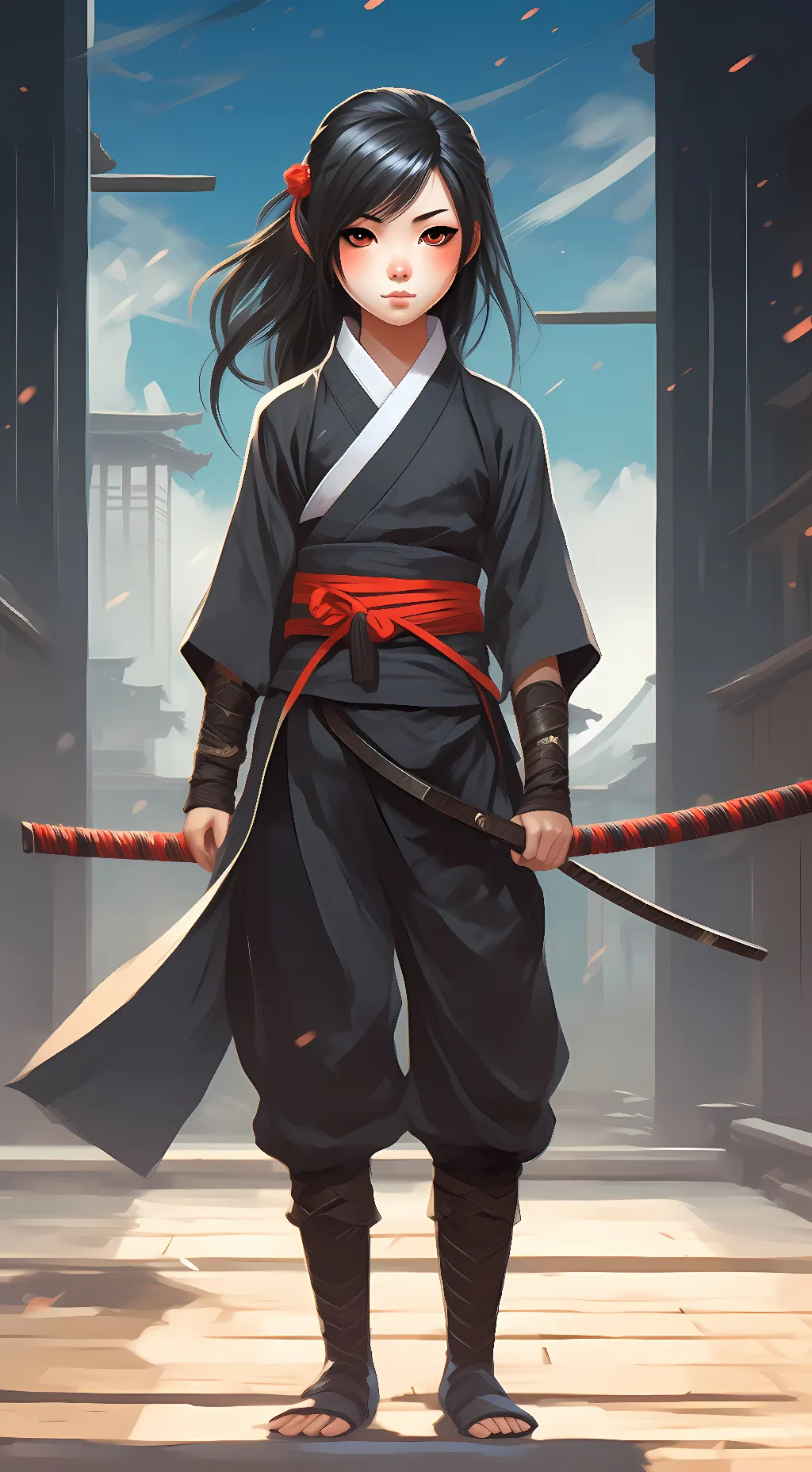 ai character: lucky  background