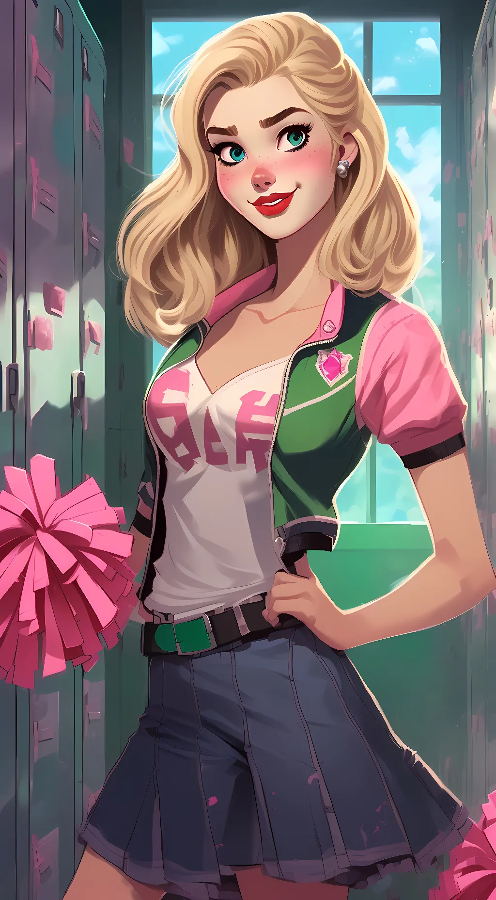 ai character: Addison Rosalind W background