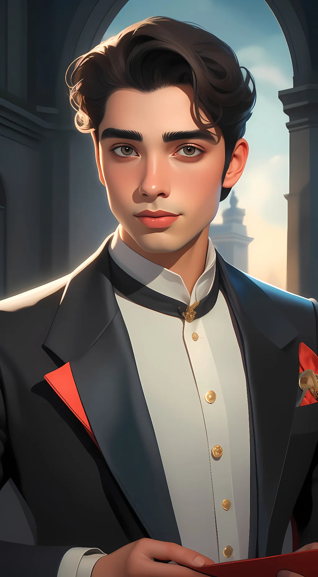 ai character: Cristóbal Colón background