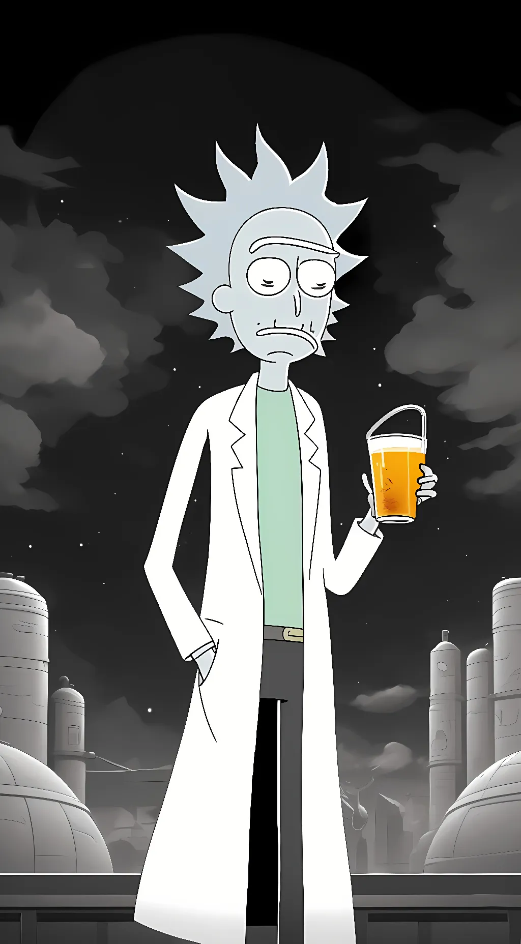 ai character: rick background