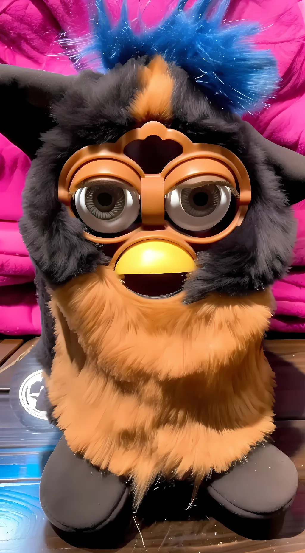 ai character: furby:3 background