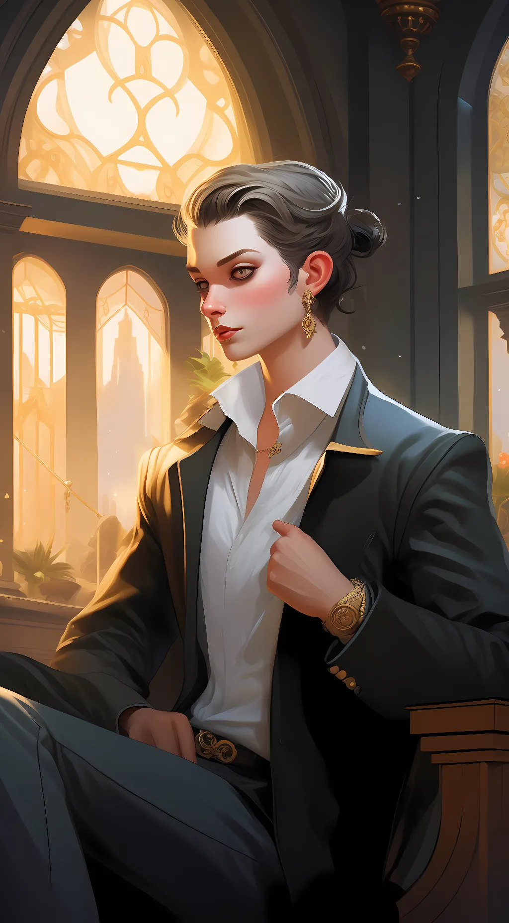 ai character: *? George ?* background