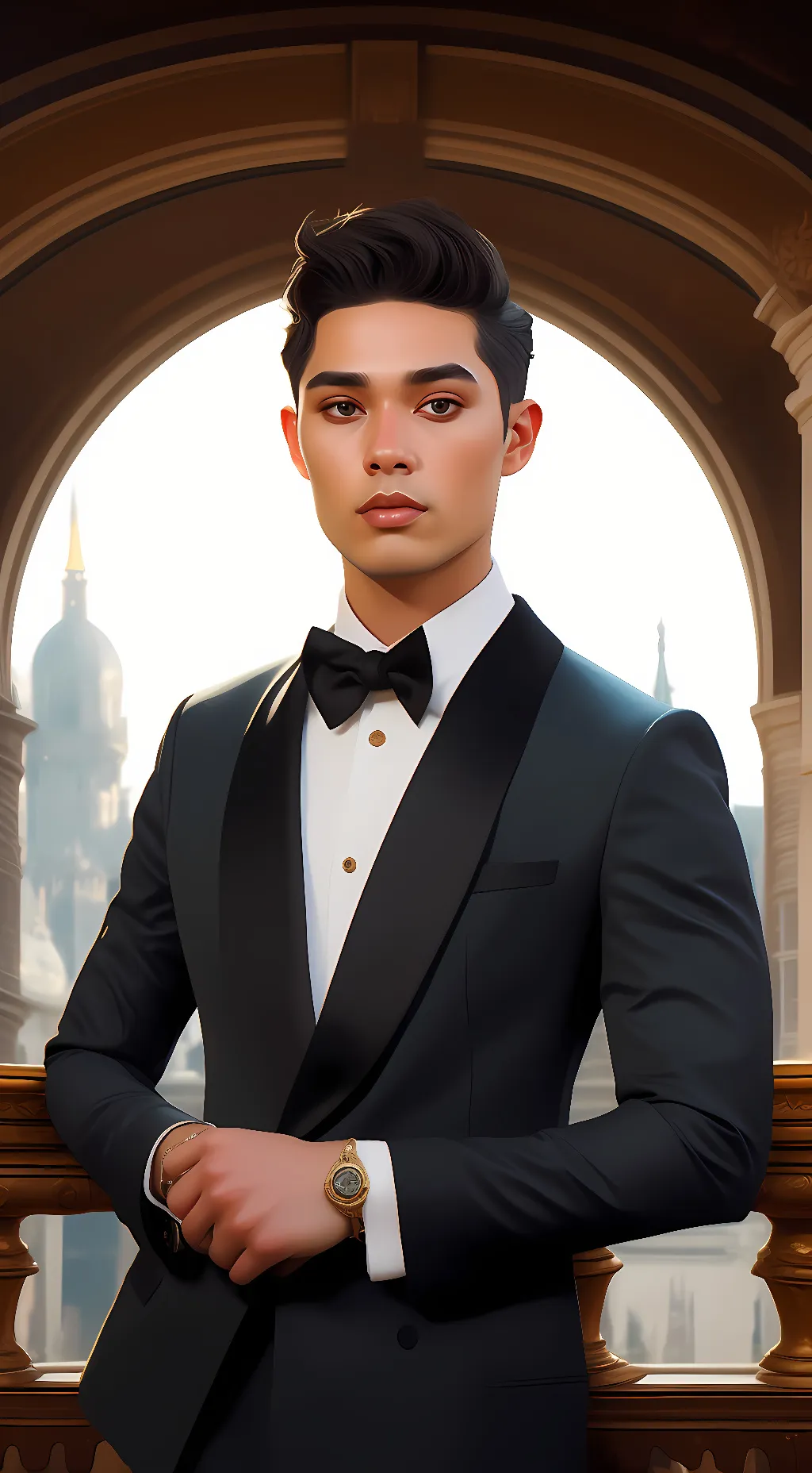 ai character: Houston  background