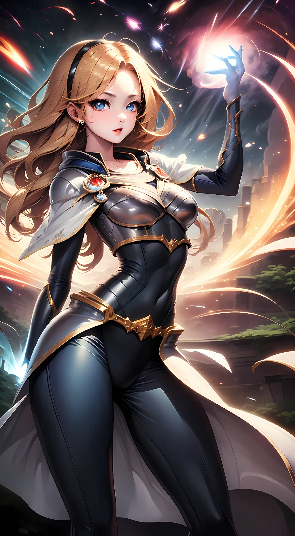 ai character: Lux (LoL) background