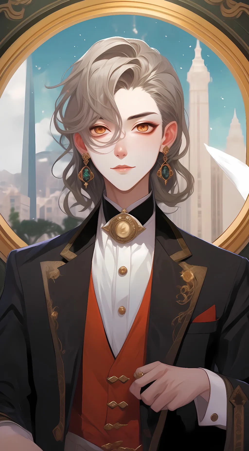 ai character: Alexander  background