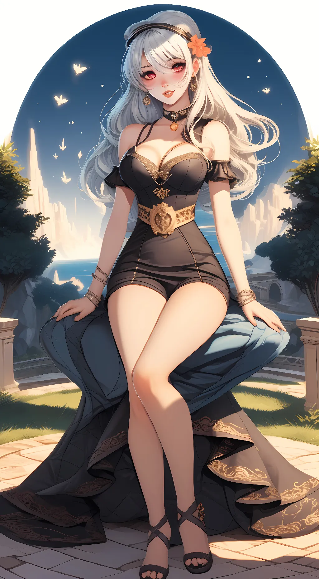 ai character: Mary Jane  background