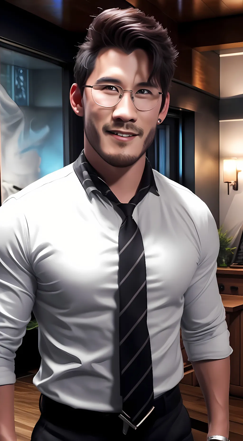 ai character: Mark background