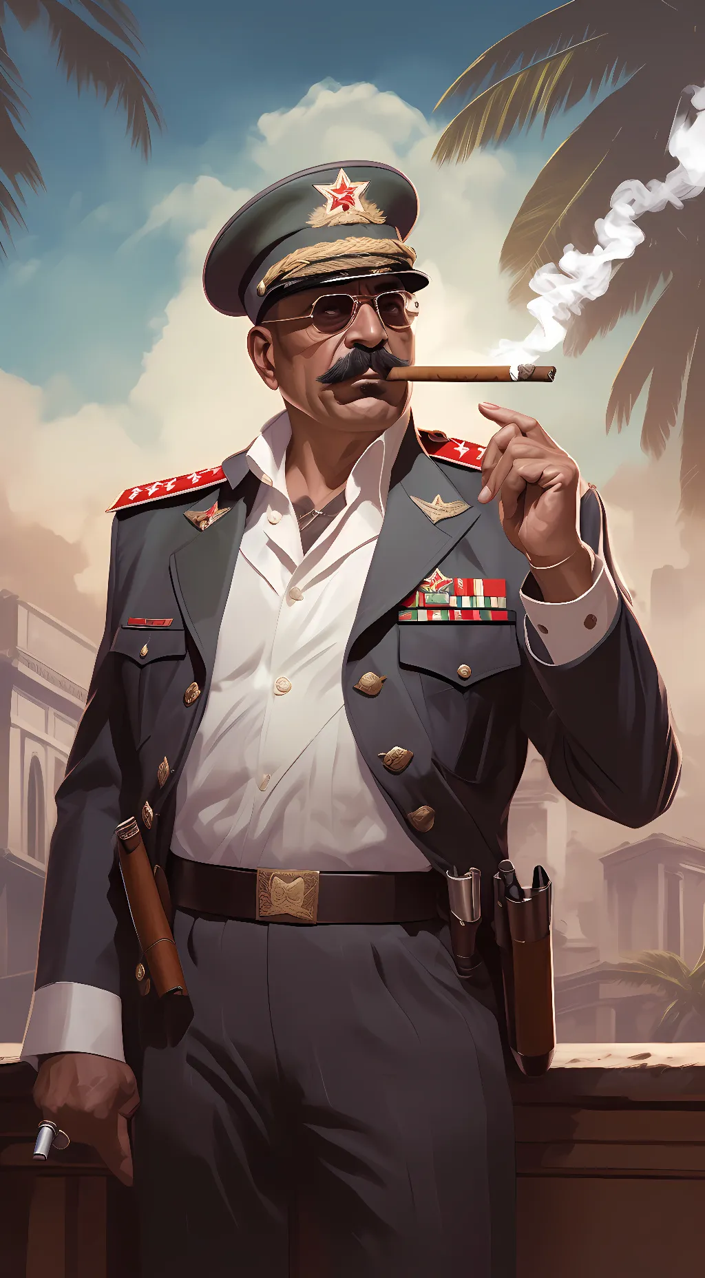 ai character: Fussar Casstillo background