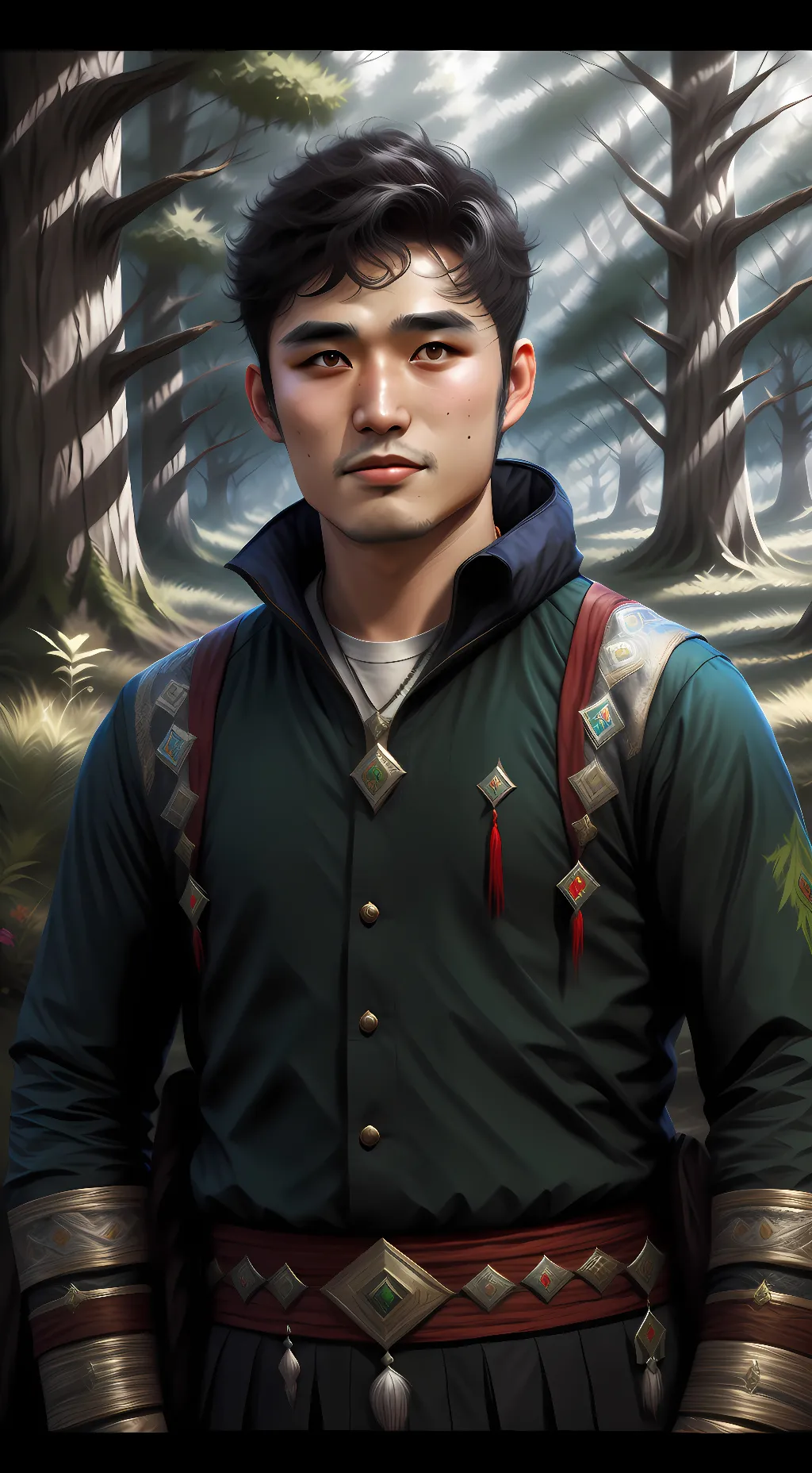 ai character: Evan background