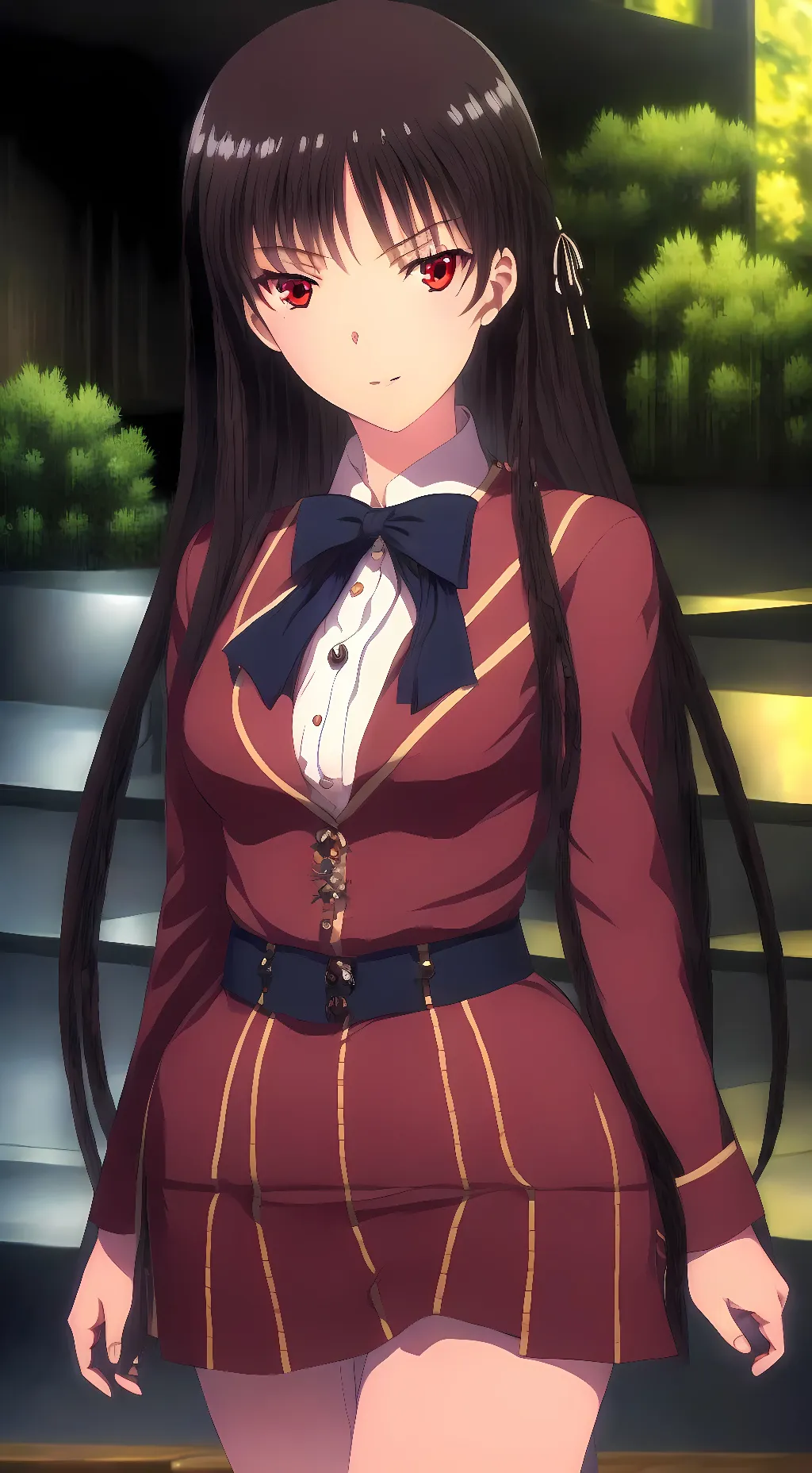 ai character: suzune horikita background