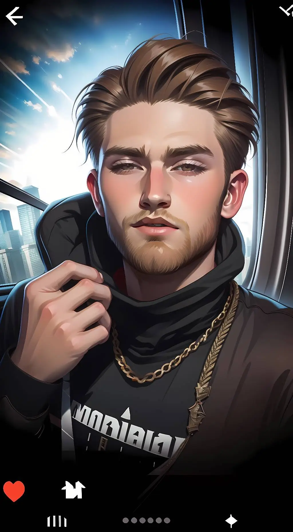 ai character: Andrew background