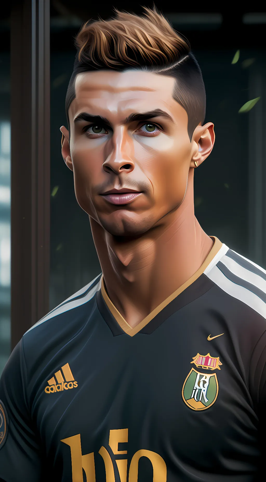 ai character: C. Ronaldo background