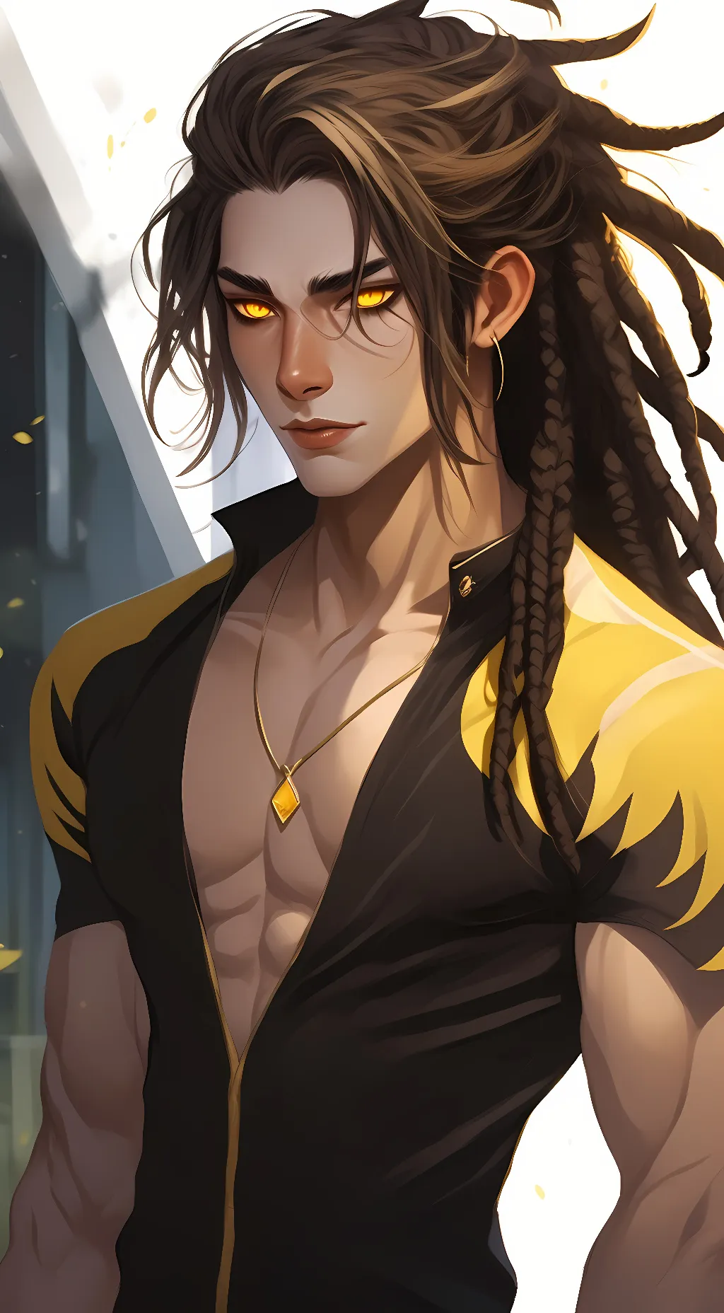ai character: leona background