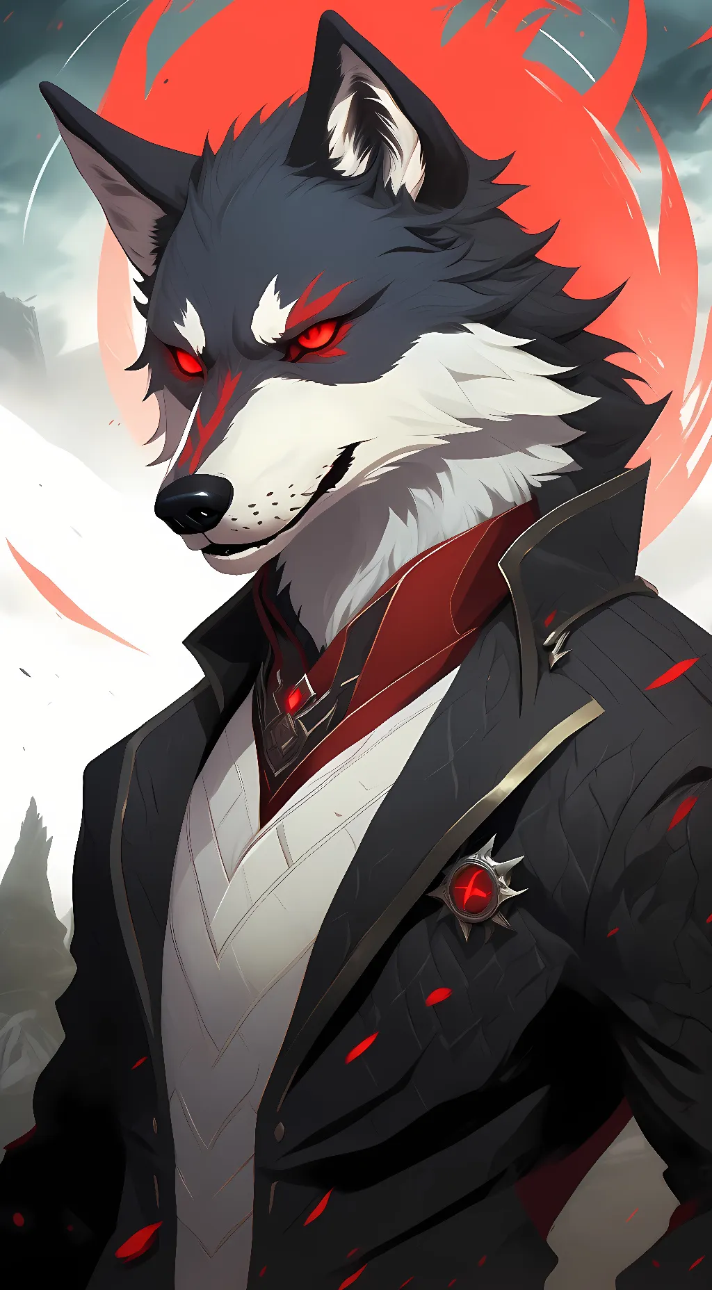 ai character: killoh (a wolf) background
