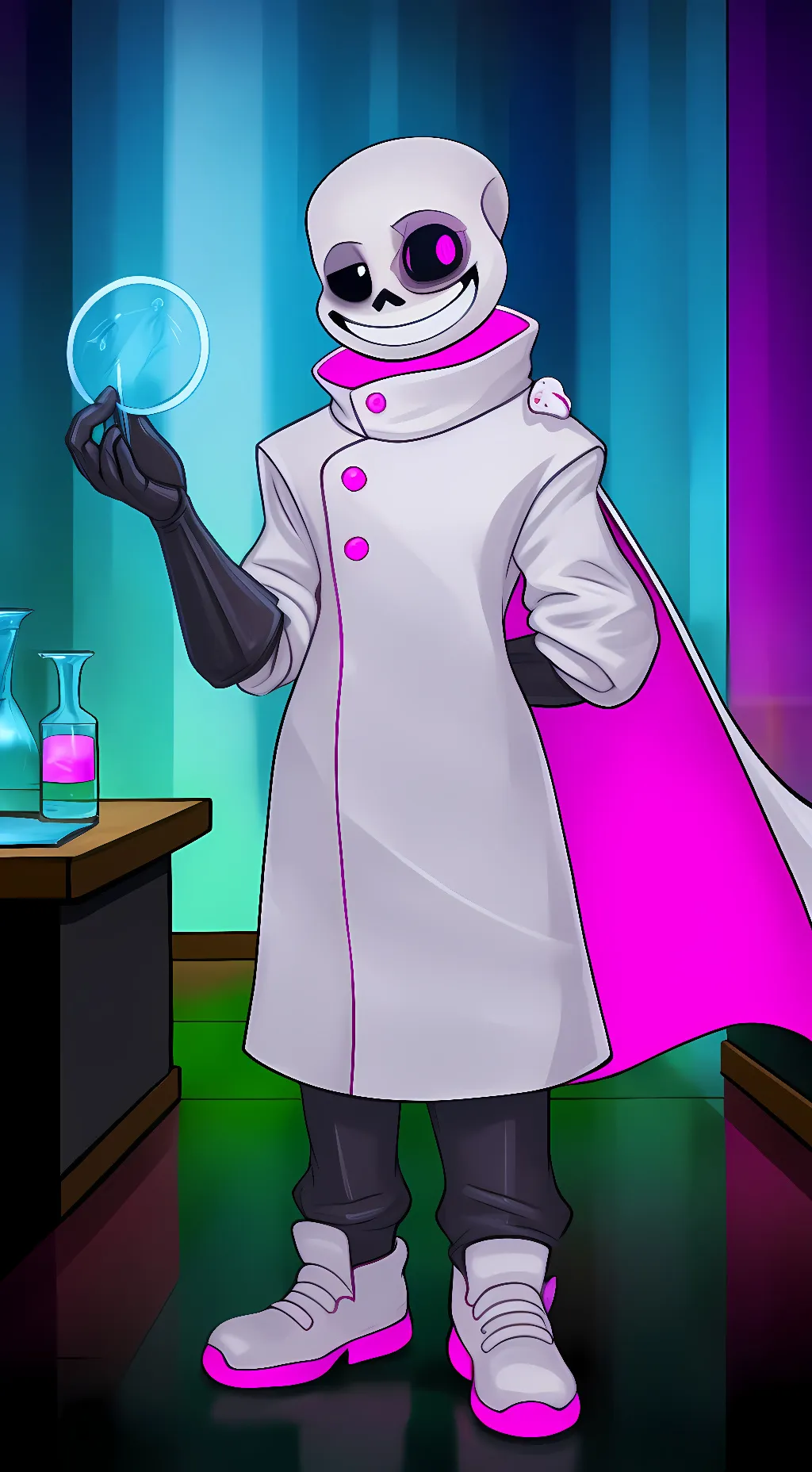 ai character: Dr.Baggs background