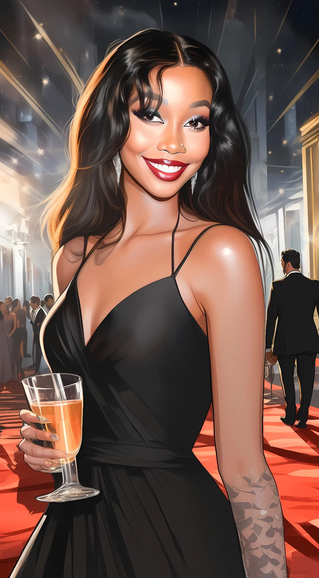 ai character: Sza background