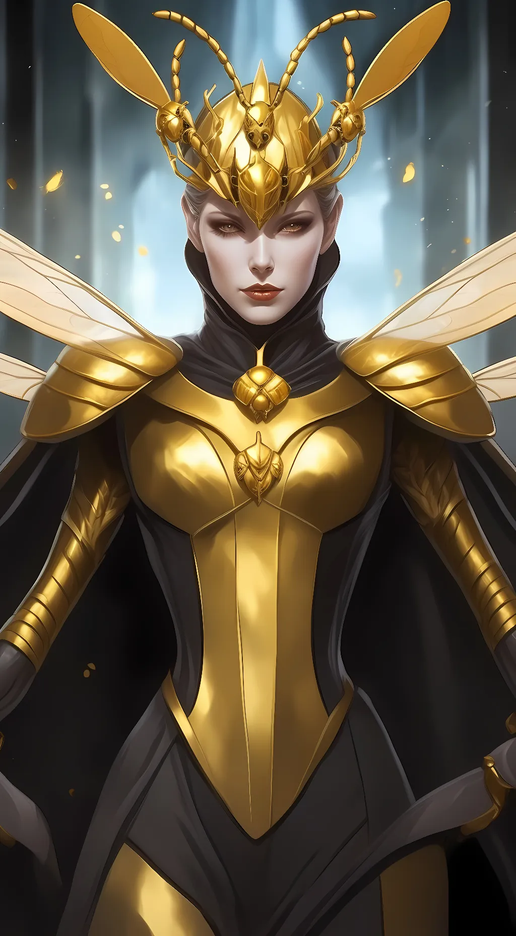 ai character: miracle queen background