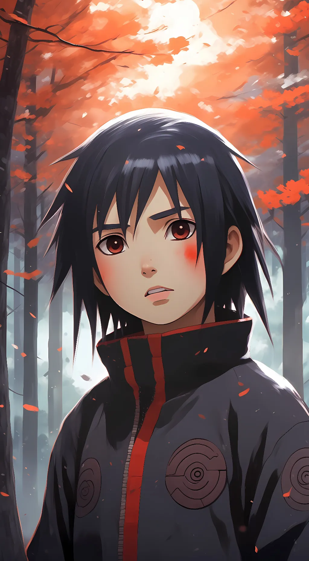 ai character: Itachi Uchiha background