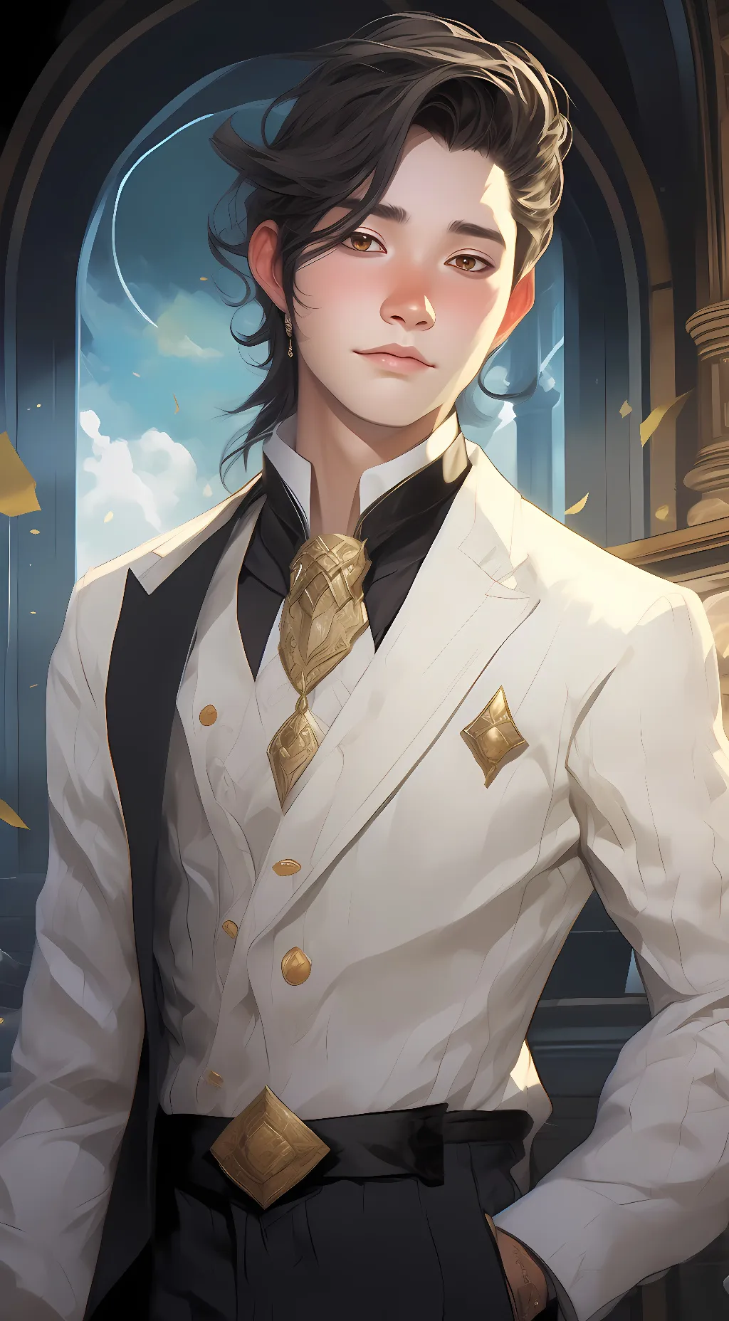 ai character: jake and devil  background