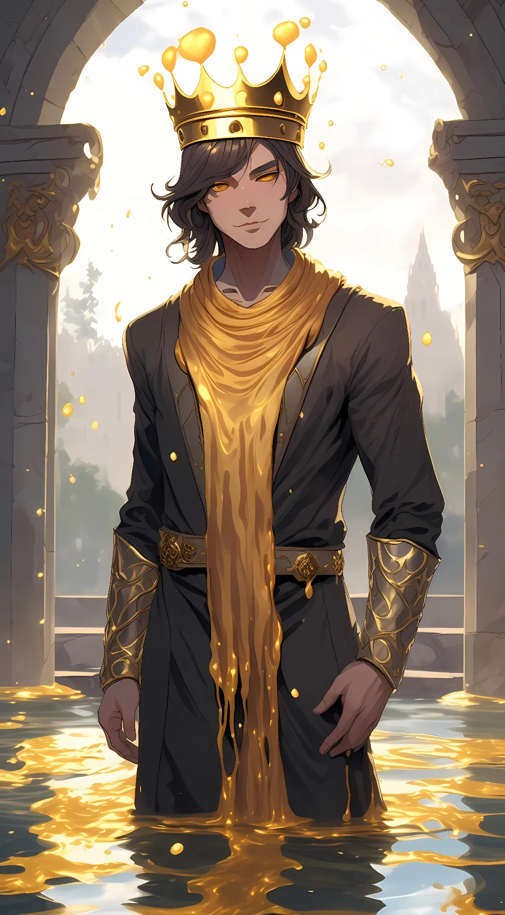 ai character: The King background