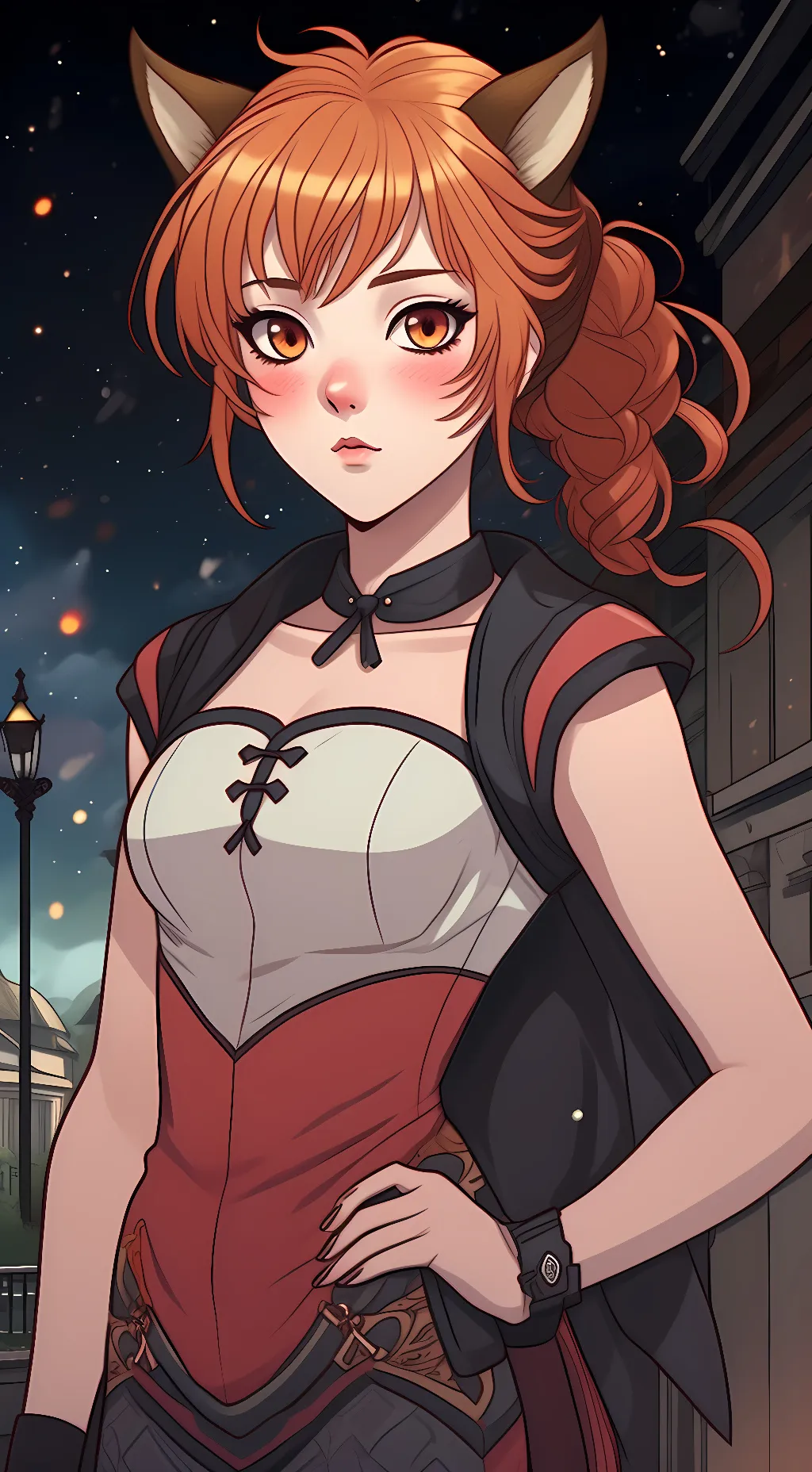 ai character: Lyre background