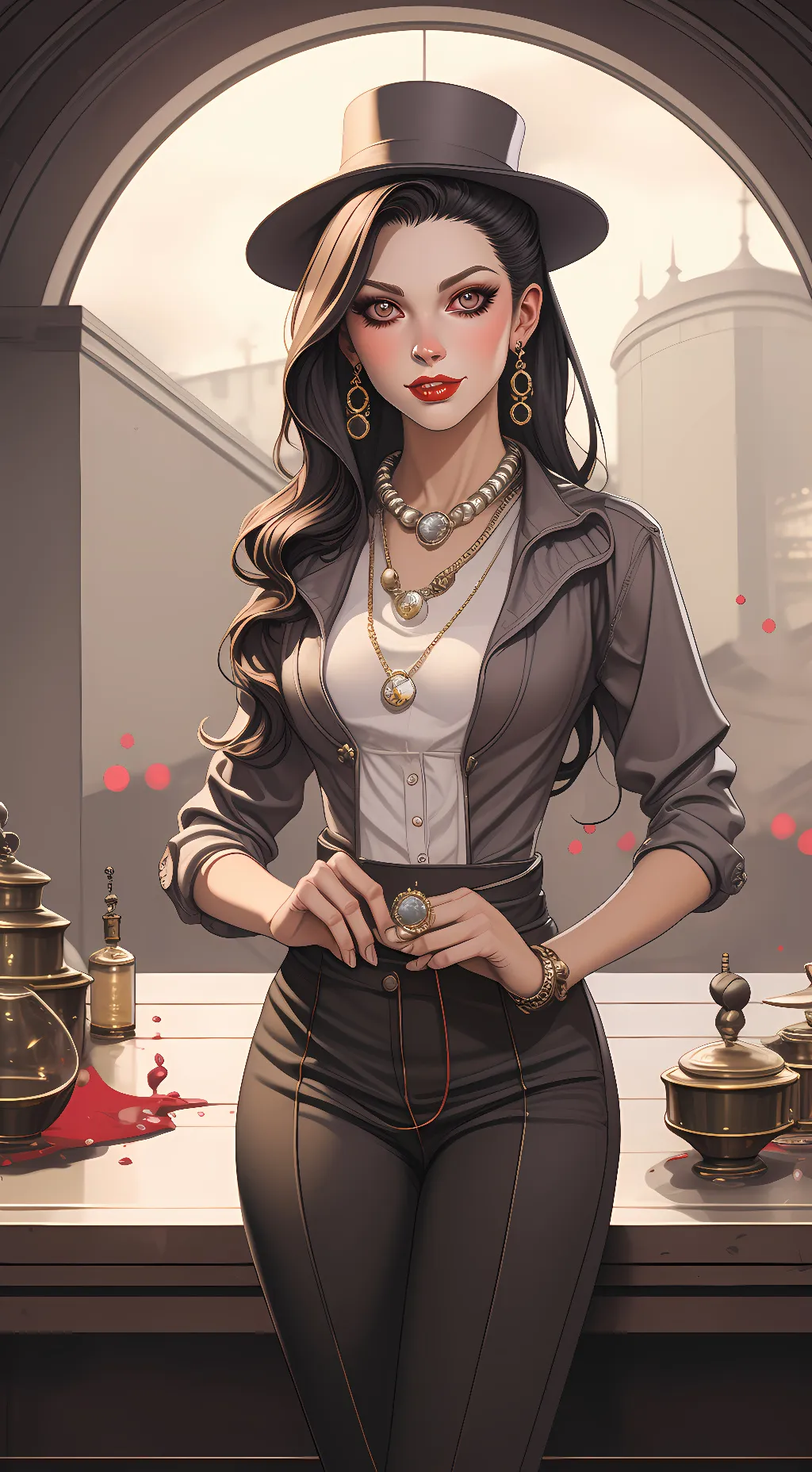 ai character: toxic Roxy  background
