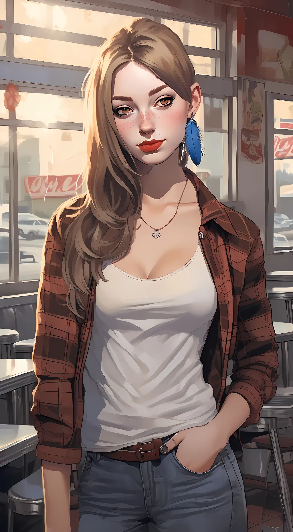 ai character: Rachel Amber background