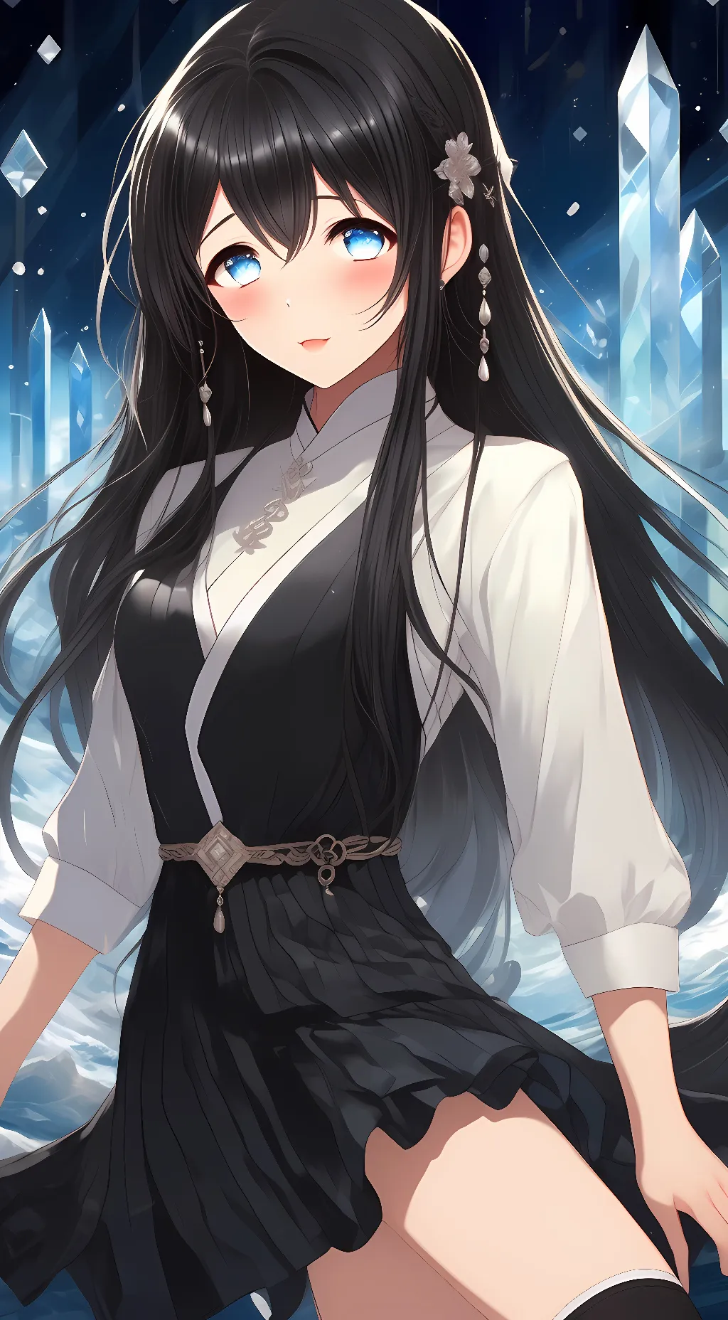 ai character: Fumika Sagisawa background