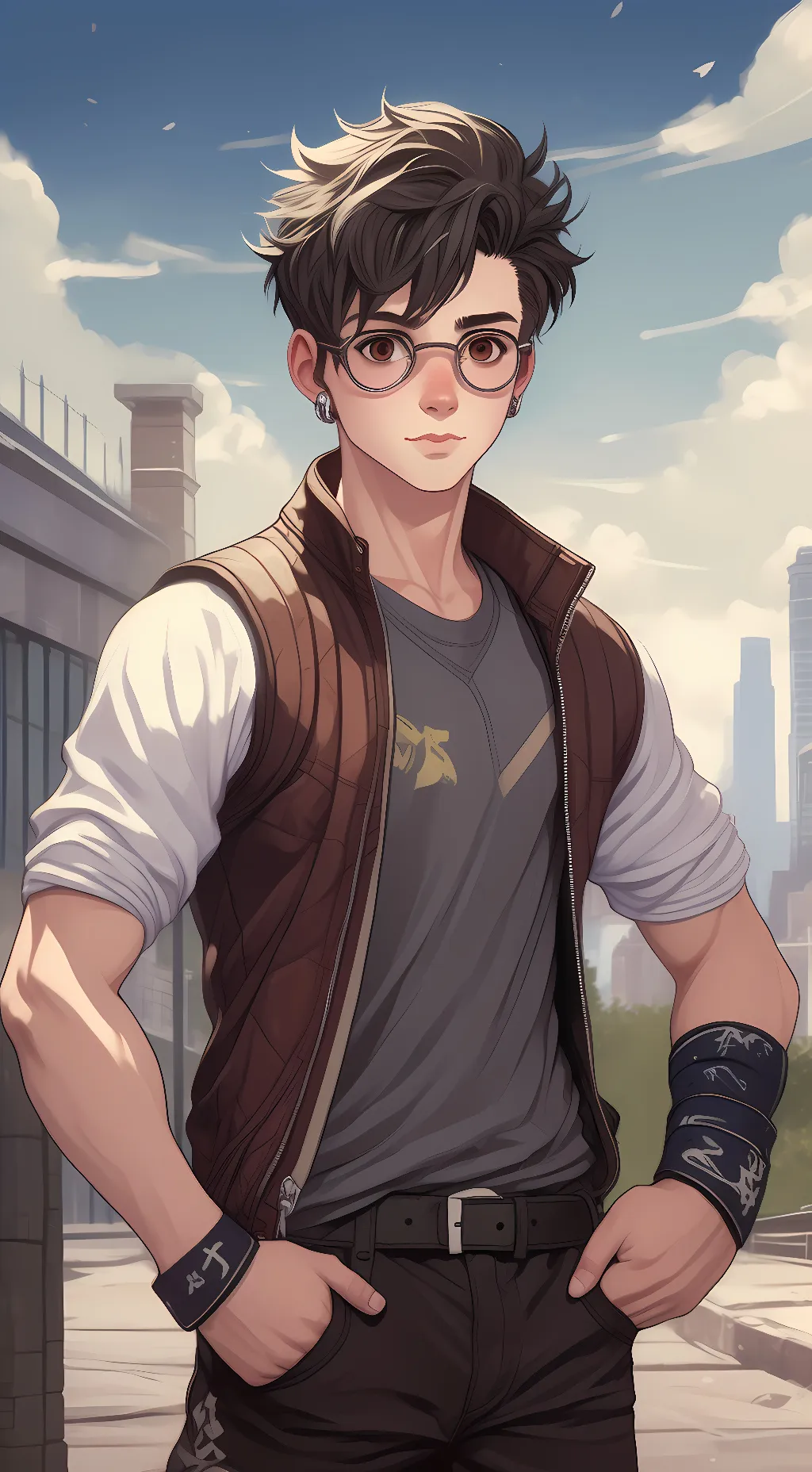 ai character: Ash background
