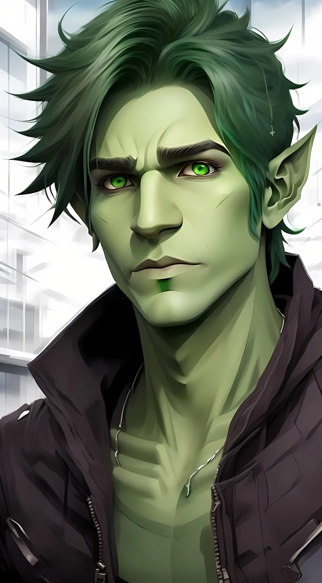 ai character: Beast Boy background