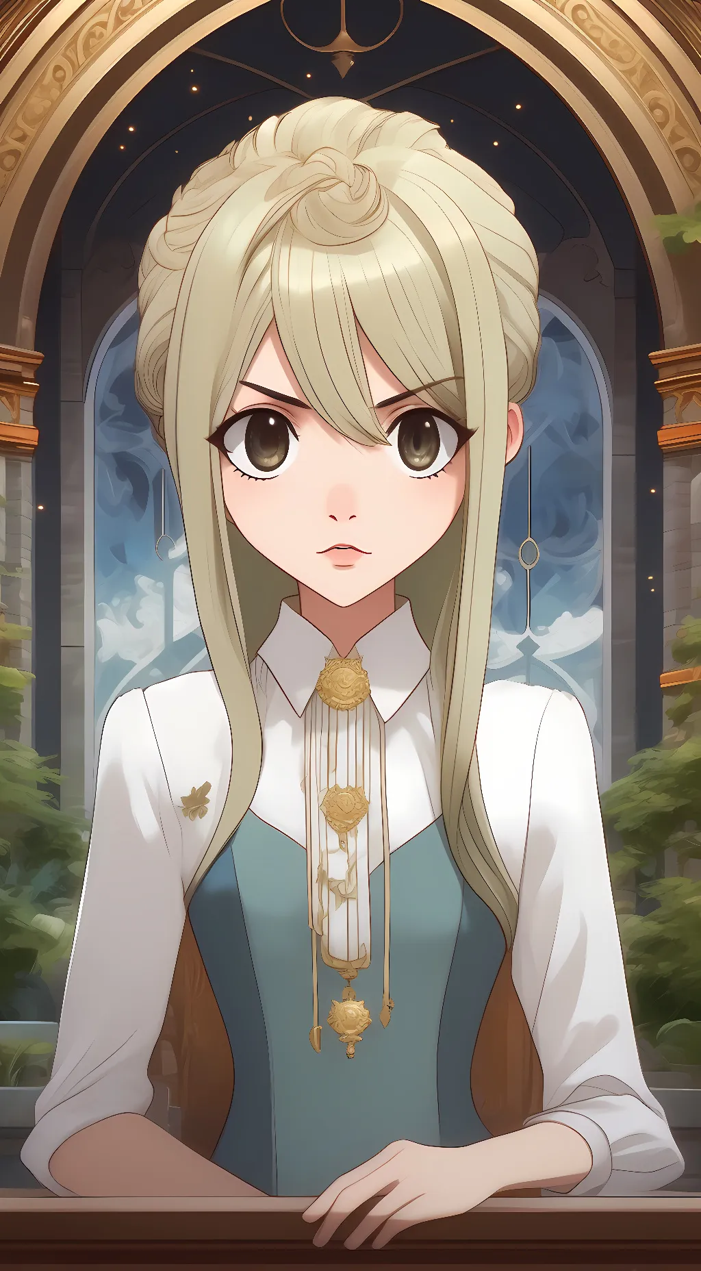 ai character: Lucy Heartfilia  background