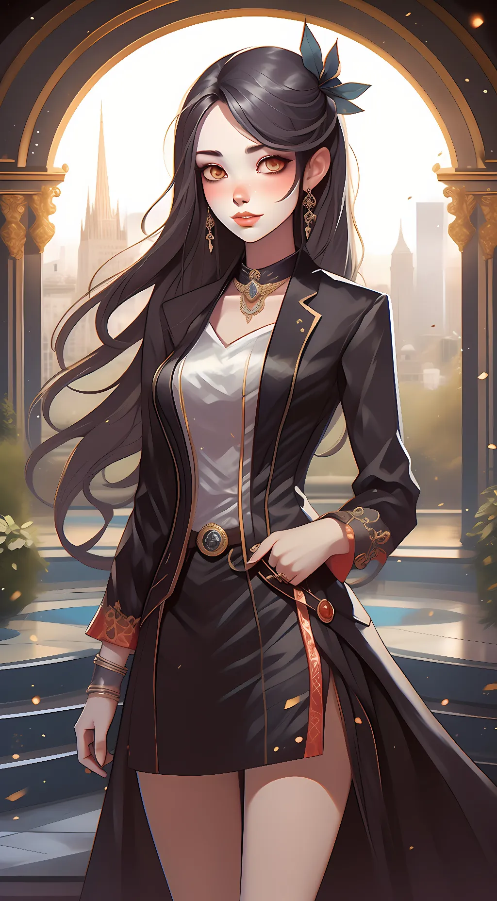 ai character: Brooklyn karu background