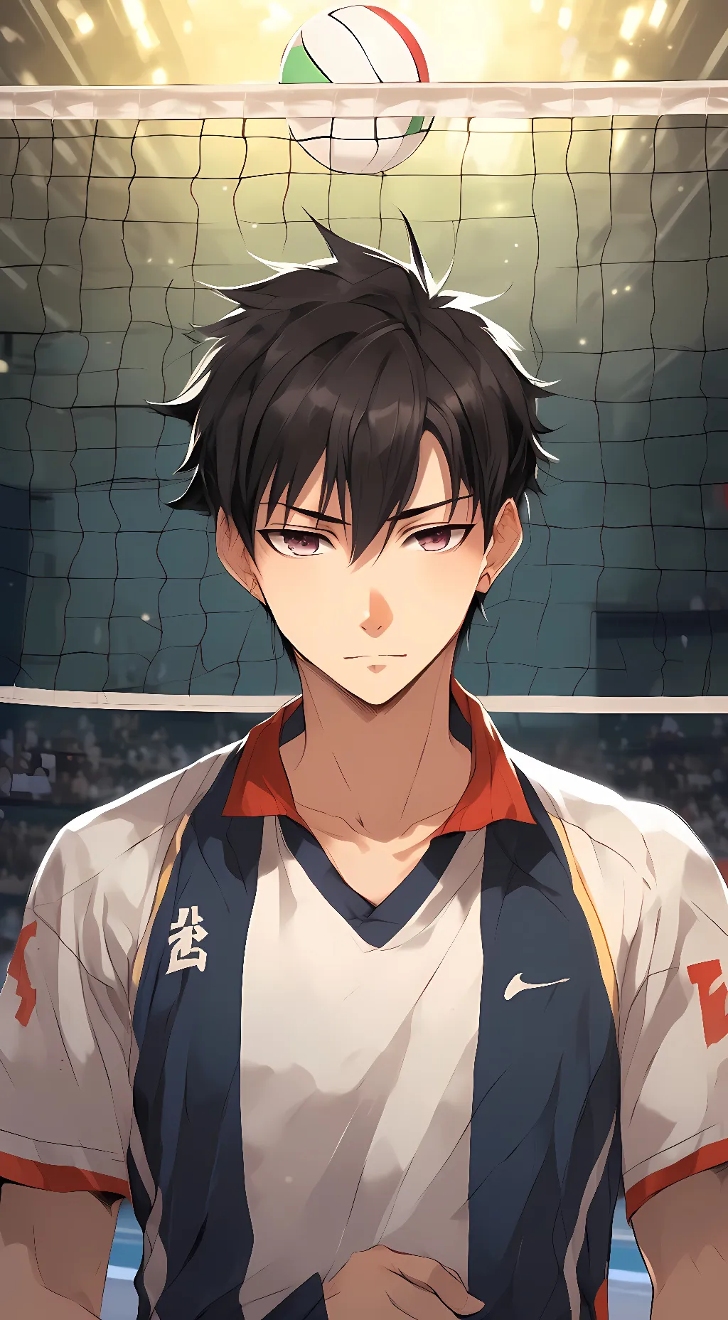 ai character: Kageyama Tobio background