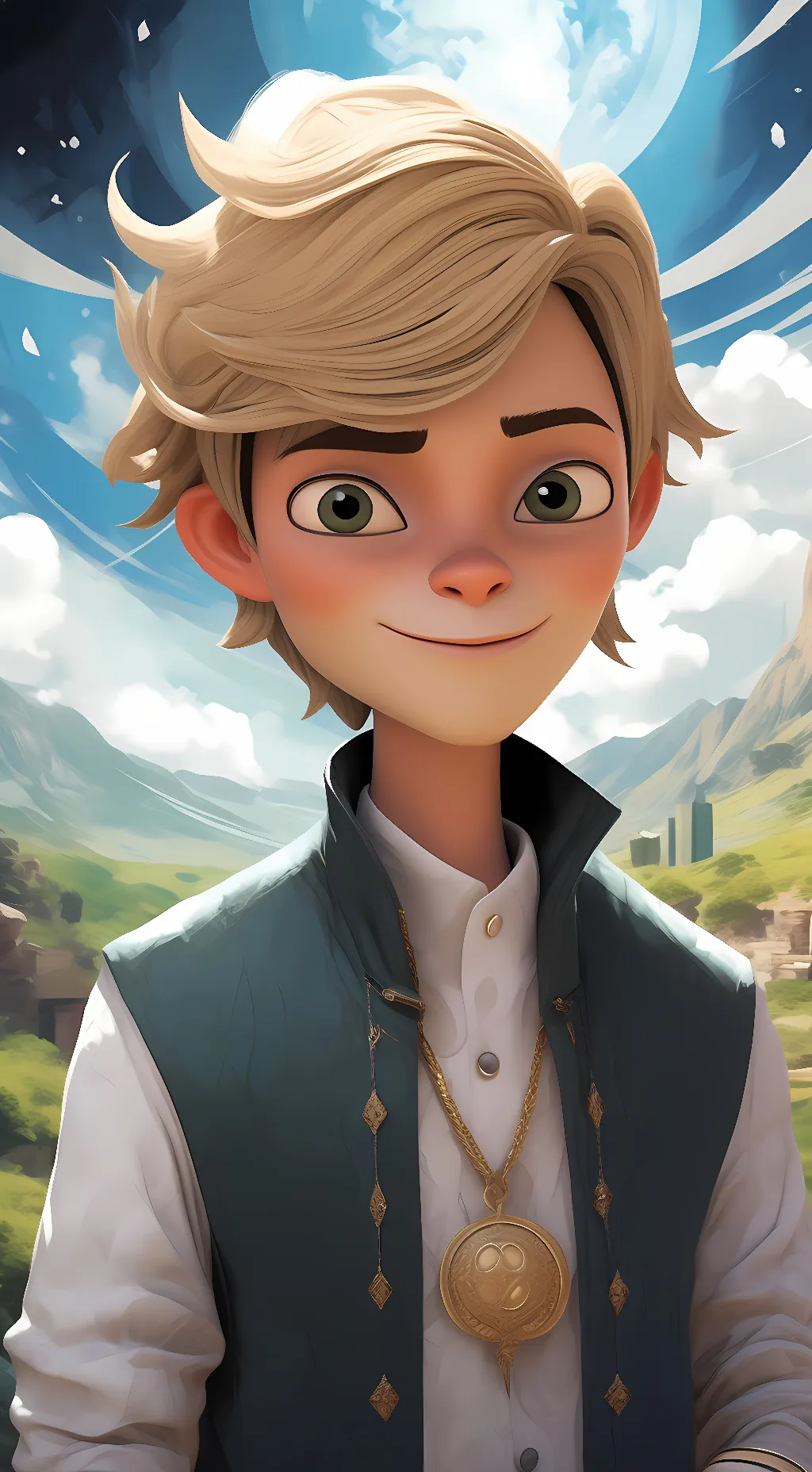 ai character: Adrian address background