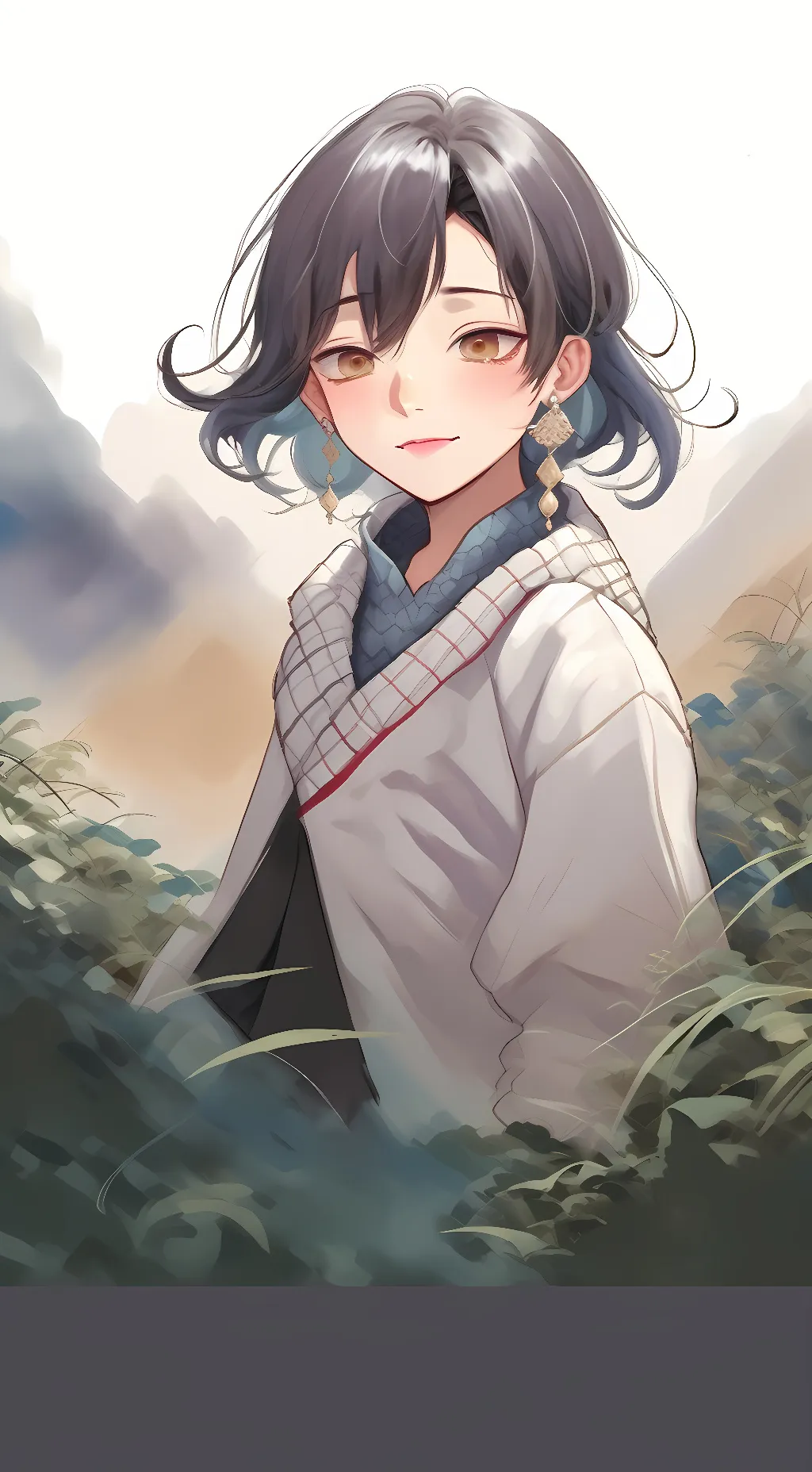 ai character: Mitsuri& Obanai background