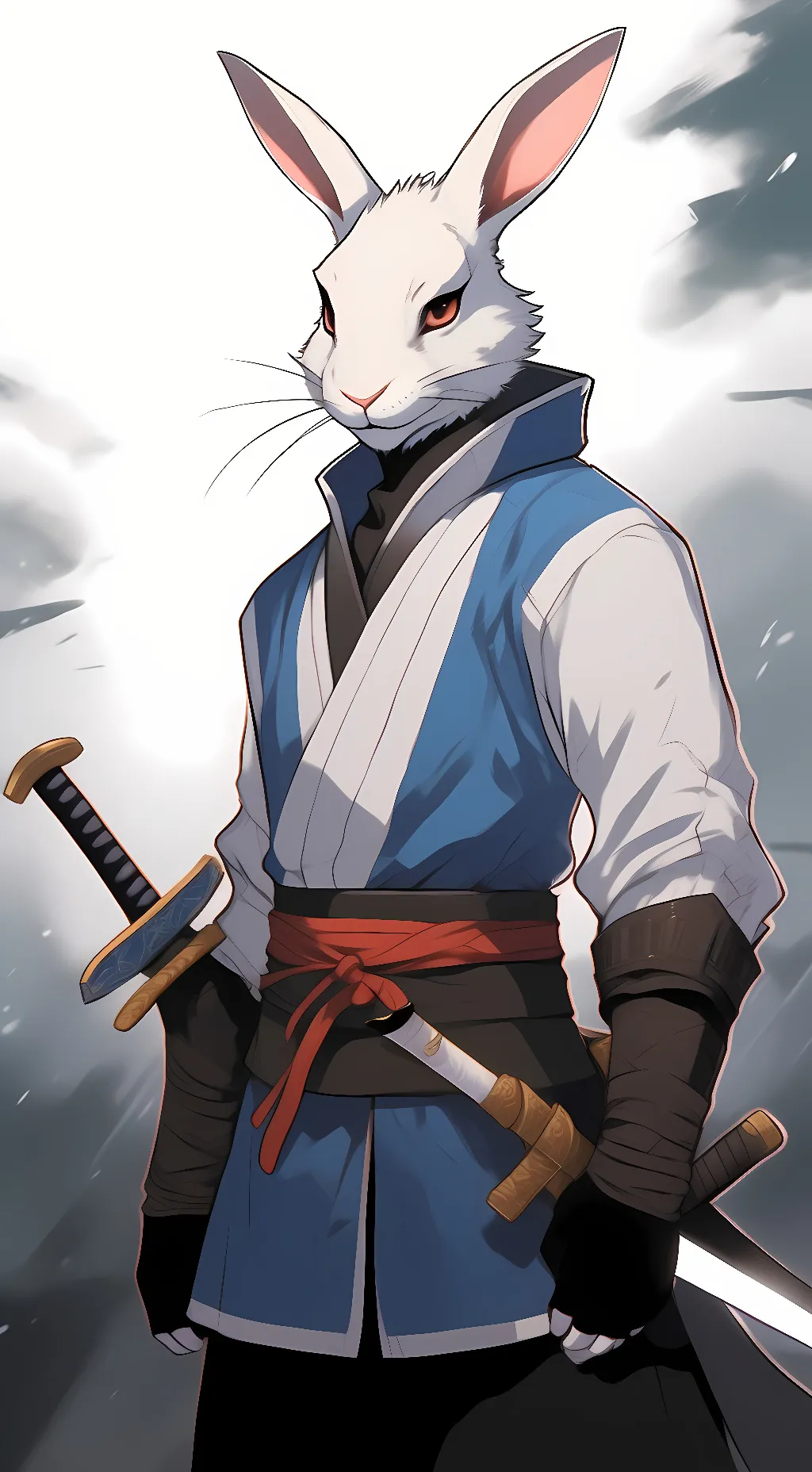 ai character: Miyamoto Usagi background